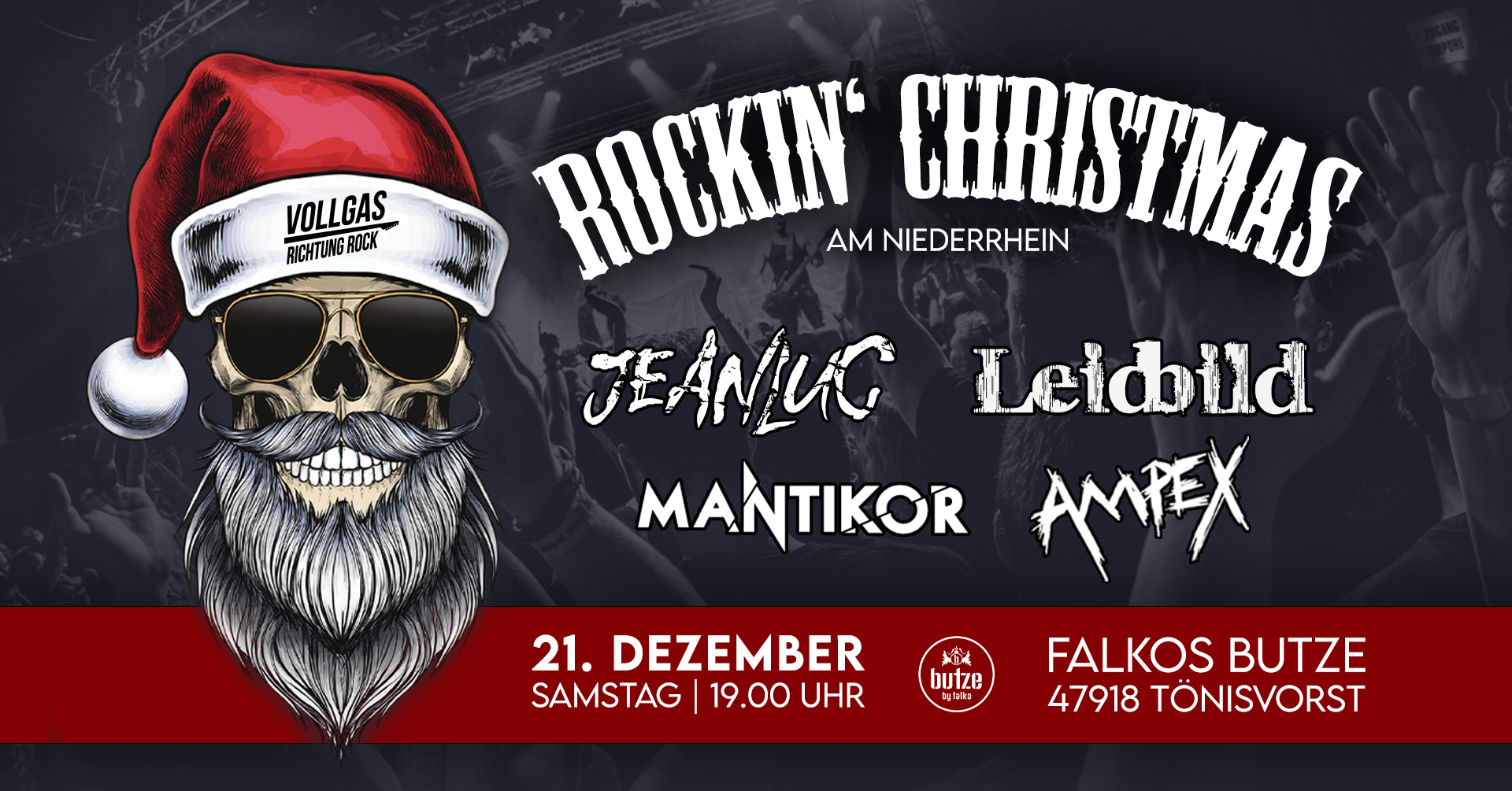 Rocking Christmas mit JEANLUC, Leidbild, Ampex und Mantikor